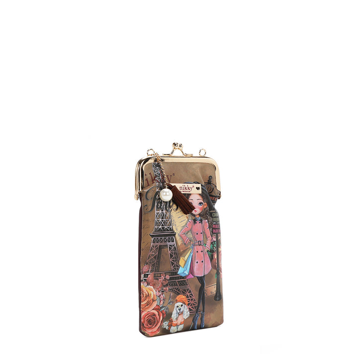 NIKKY KISSLOCK PHONE AND SUNGLASS PURSE