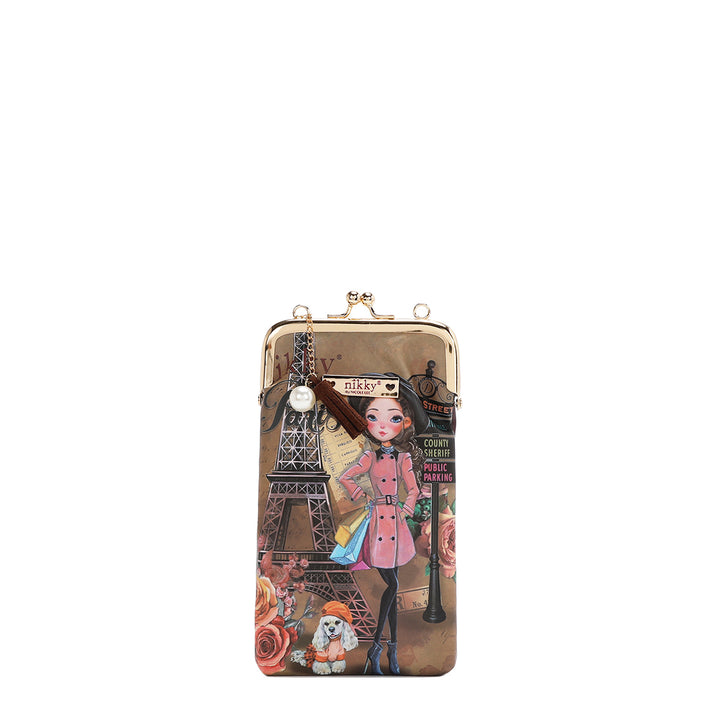 NIKKY KISSLOCK PHONE AND SUNGLASS PURSE