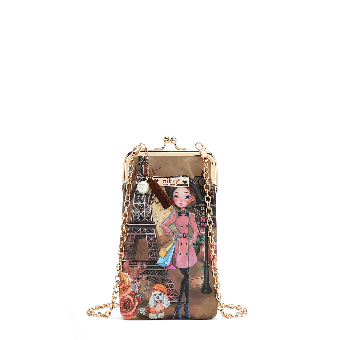 NIKKY KISSLOCK PHONE AND SUNGLASS PURSE