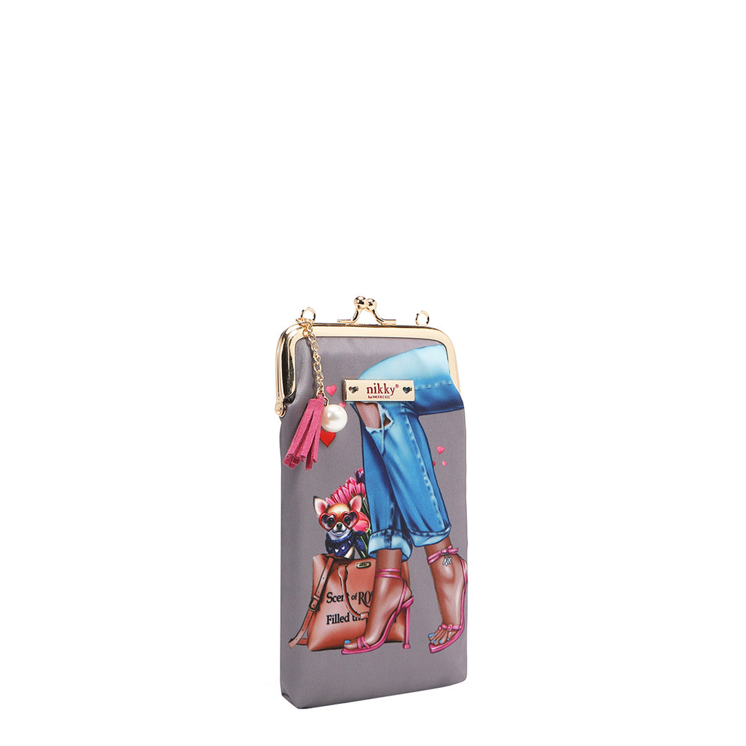 NIKKY KISSLOCK PHONE AND SUNGLASS PURSE