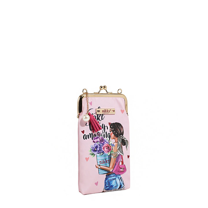 NIKKY KISSLOCK PHONE AND SUNGLASS PURSE