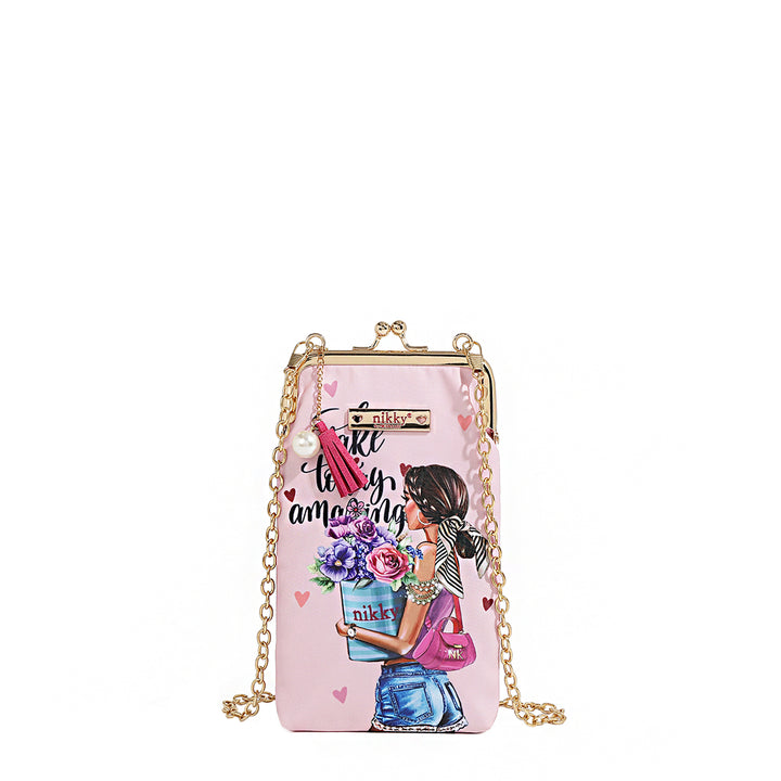 NIKKY KISSLOCK PHONE AND SUNGLASS PURSE