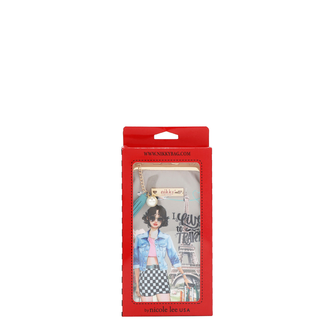 NIKKY KISSLOCK PHONE AND SUNGLASS PURSE