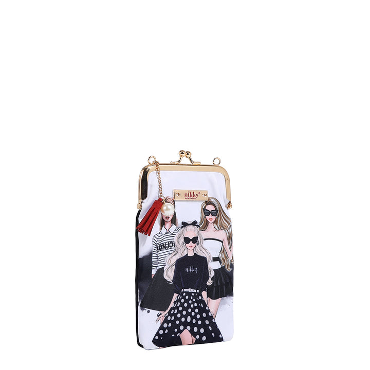 NIKKY KISSLOCK PHONE AND SUNGLASS PURSE