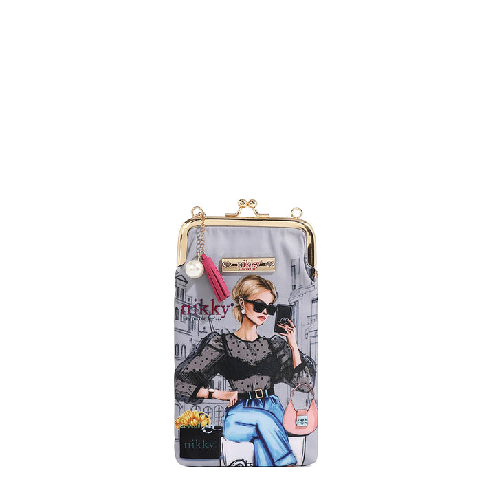 NIKKY KISSLOCK PHONE AND SUNGLASS PURSE