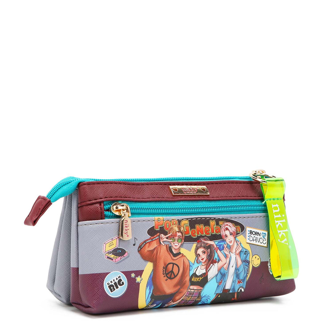 NIKKY MULTI POCKET COSMETIC POUCH