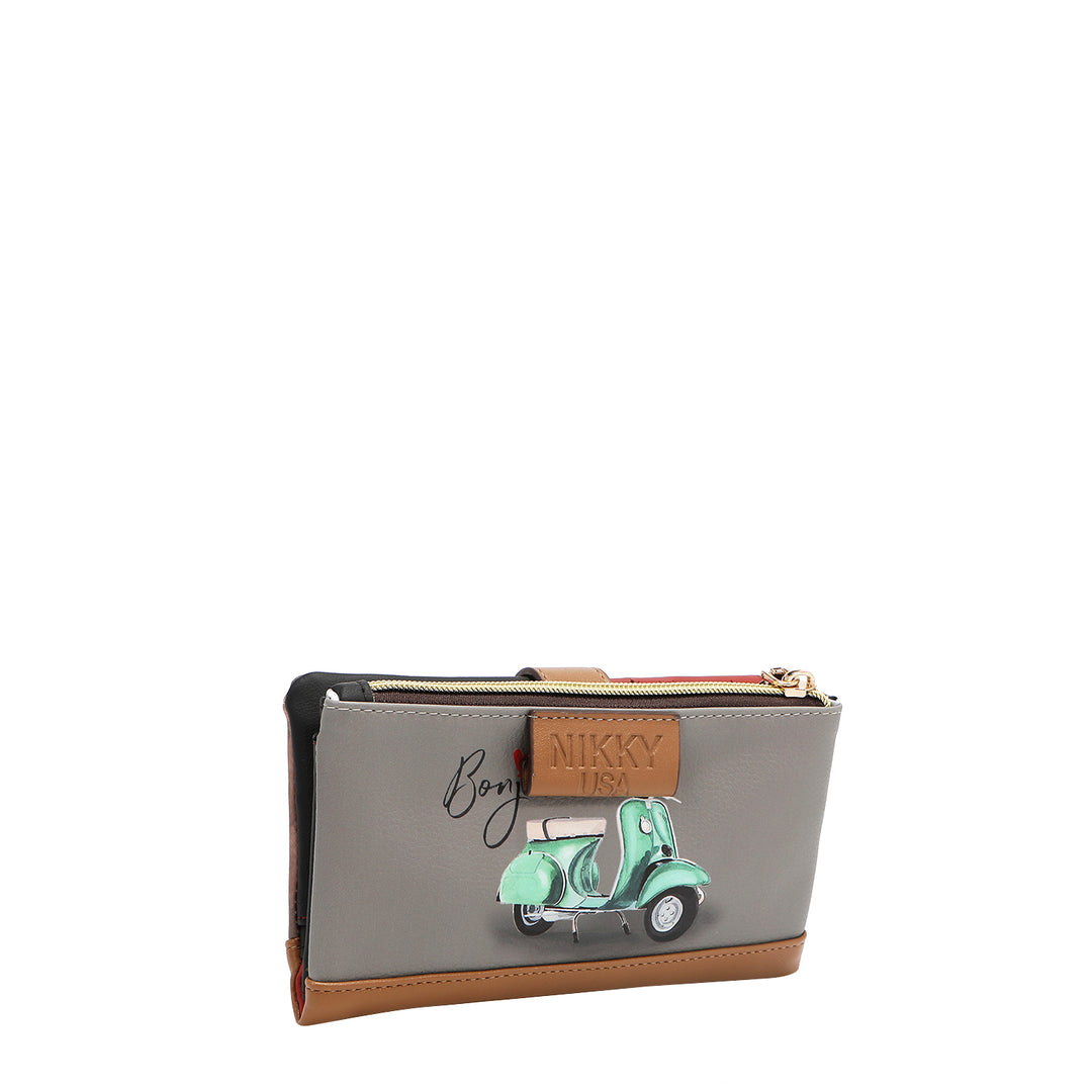 BIFOLD ZIPPER WALLET