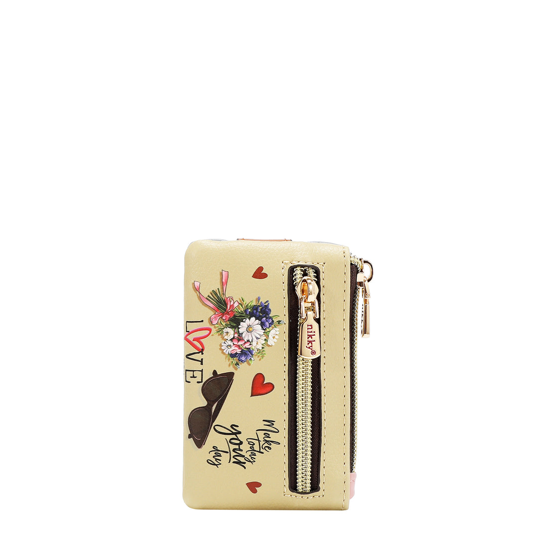 MINI ZIP &amp; SNAP BUTTON CARD HOLDER