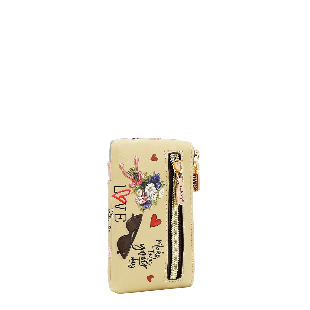 MINI ZIP &amp; SNAP BUTTON CARD HOLDER