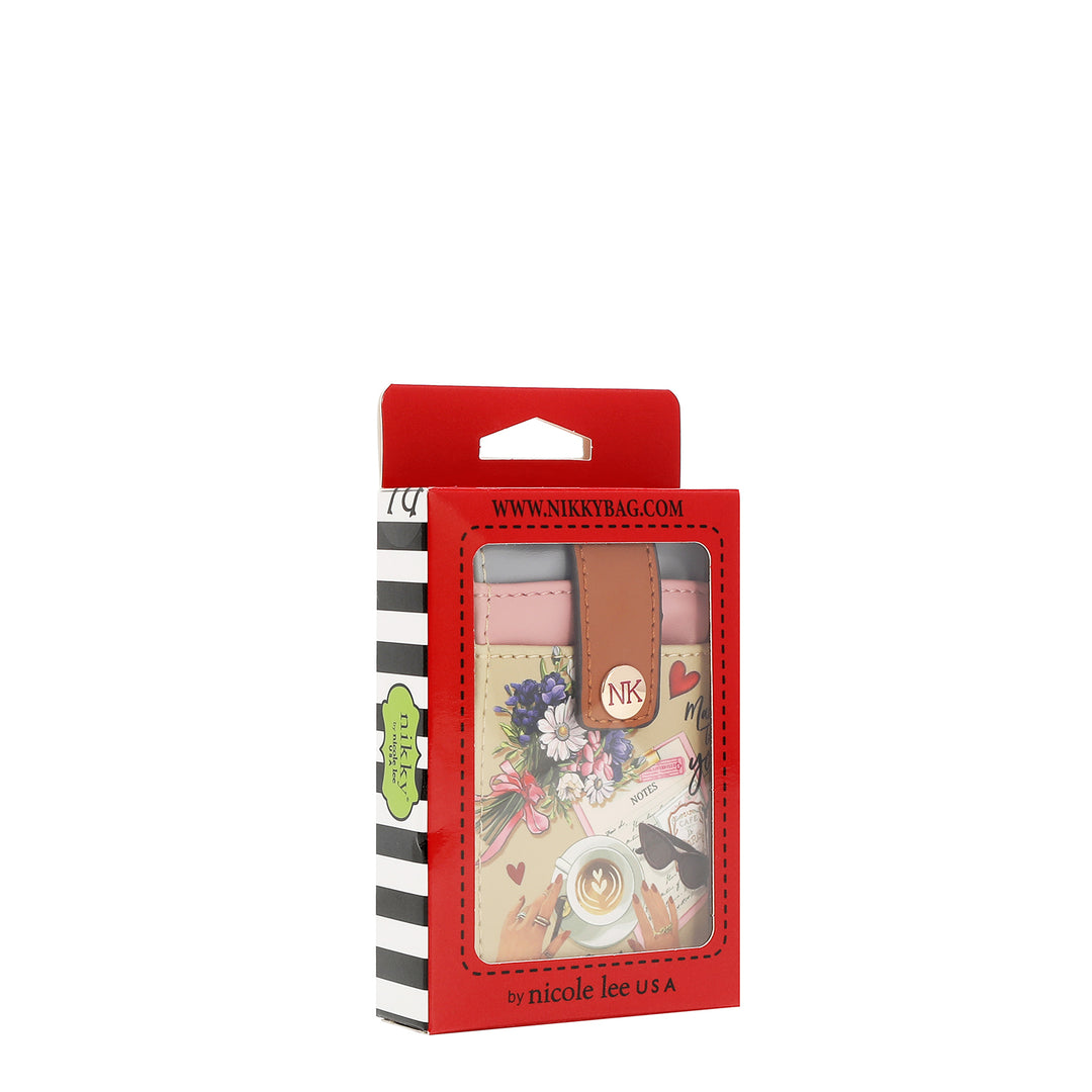 MINI ZIP &amp; SNAP BUTTON CARD HOLDER