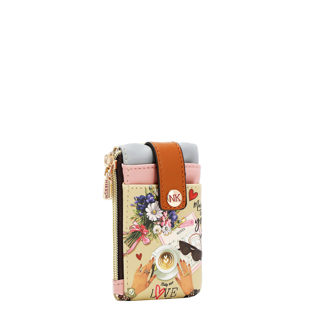MINI ZIP &amp; SNAP BUTTON CARD HOLDER