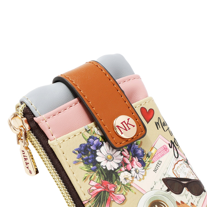 MINI ZIP &amp; SNAP BUTTON CARD HOLDER