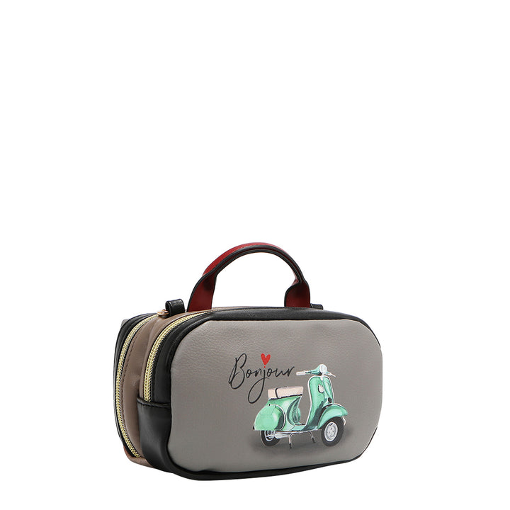 MINI BOSTON DOUBLE ZIP CROSSBODY – Nikky Bag