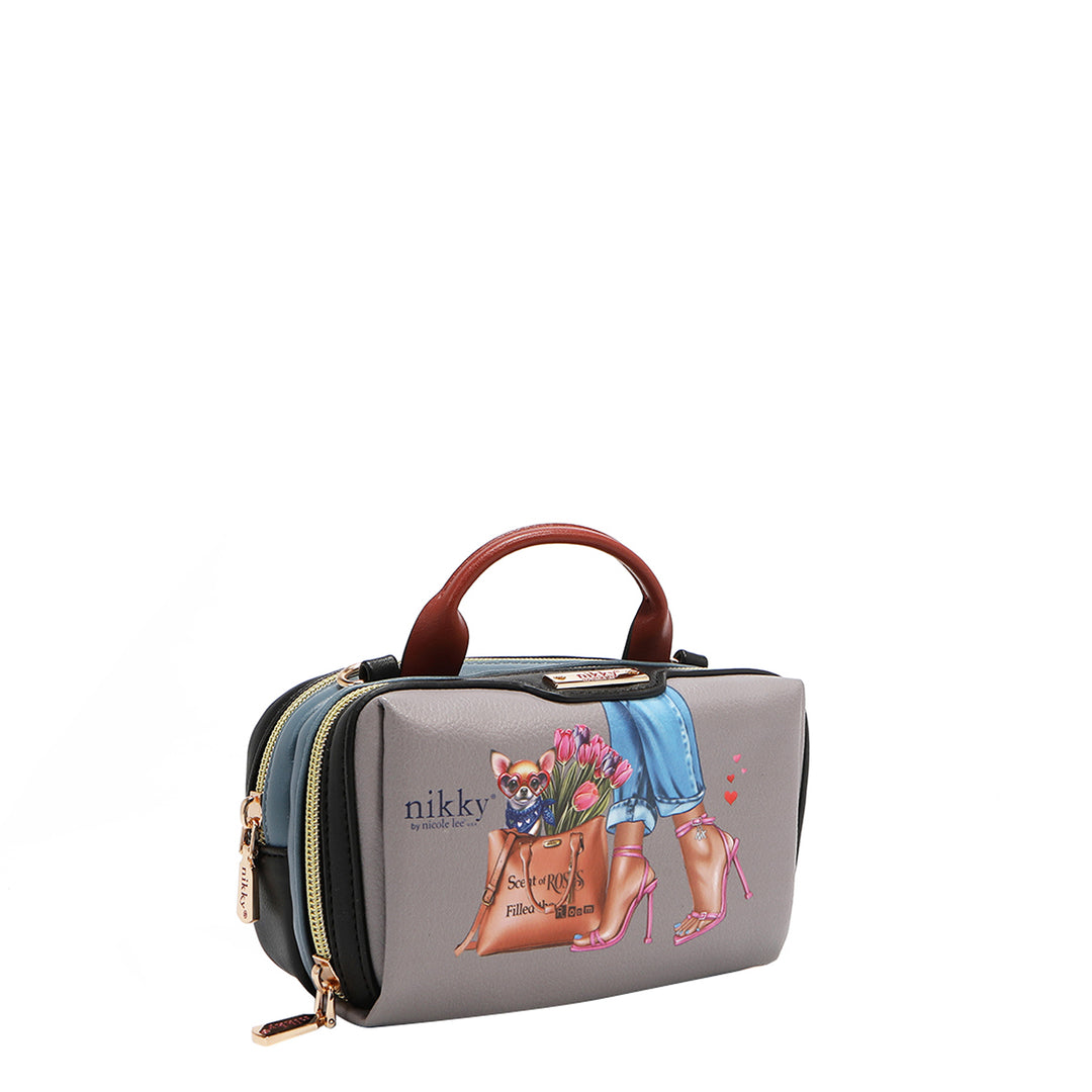 MINI BOSTON DOUBLE ZIP CROSSBODY – Nikky Bag