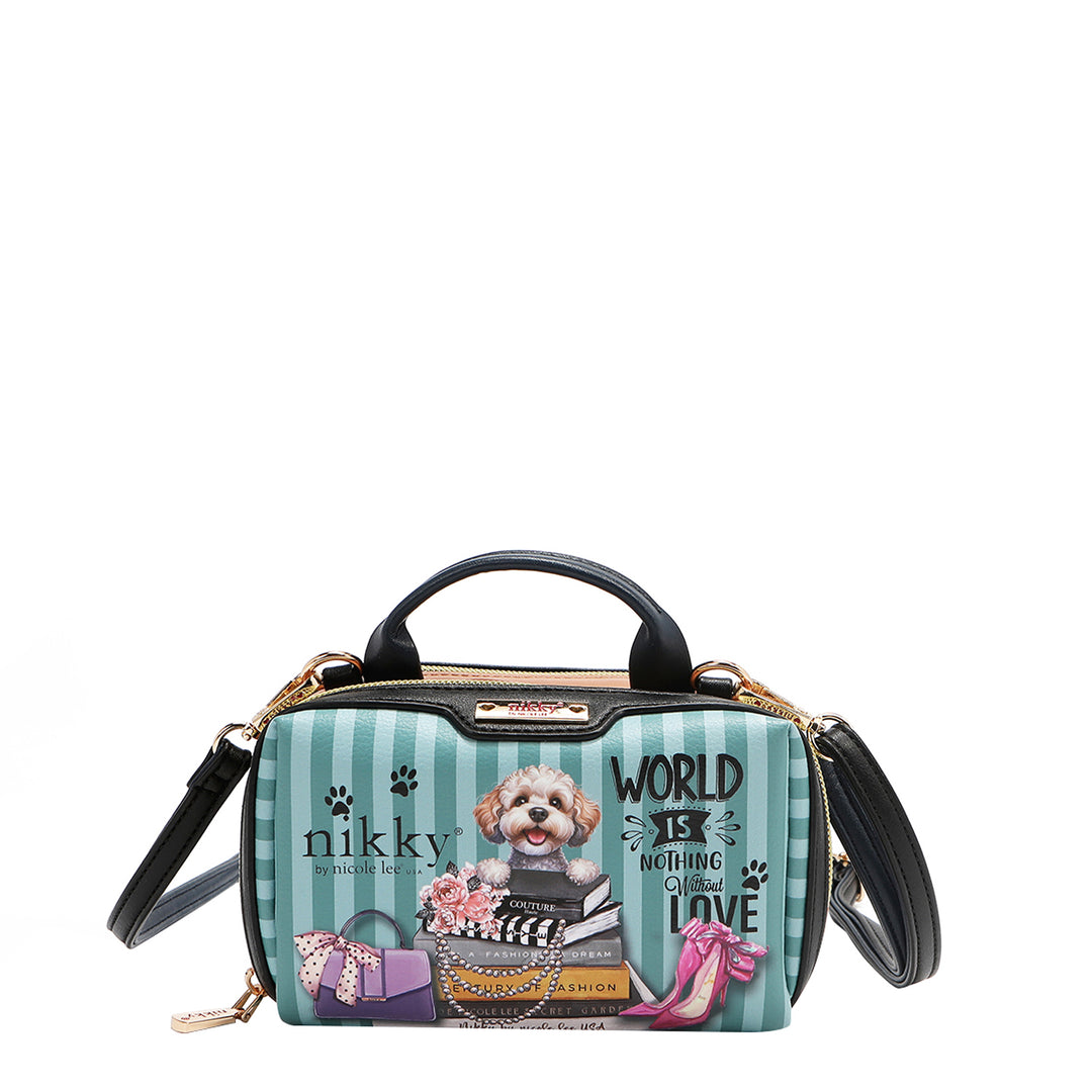 極美品【ブルガリ】インフィニートゥム　ミニ　クリスタルローズ　2way　バッグ BVLGARI - 極美品【ブルガリ】インフィニートゥム ミニ クリスタル