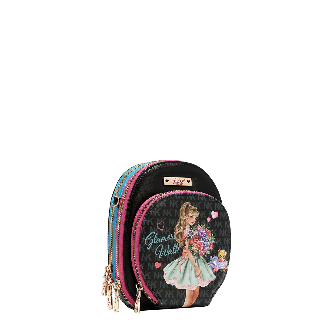 NIKKY MULTI POCKET SMALL CROSSBODY