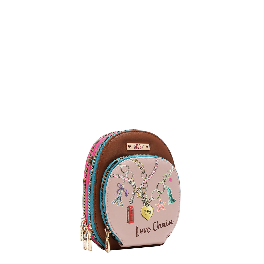 NIKKY MULTI POCKET SMALL CROSSBODY