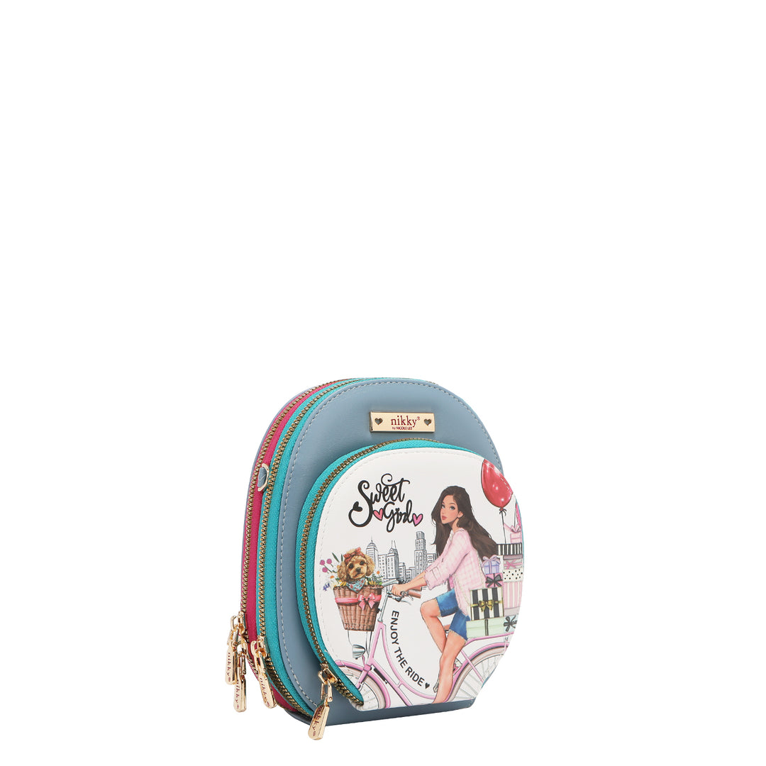 NIKKY MULTI POCKET SMALL CROSSBODY