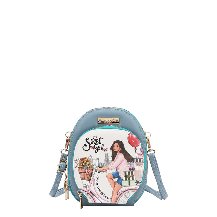 NIKKY MULTI POCKET SMALL CROSSBODY