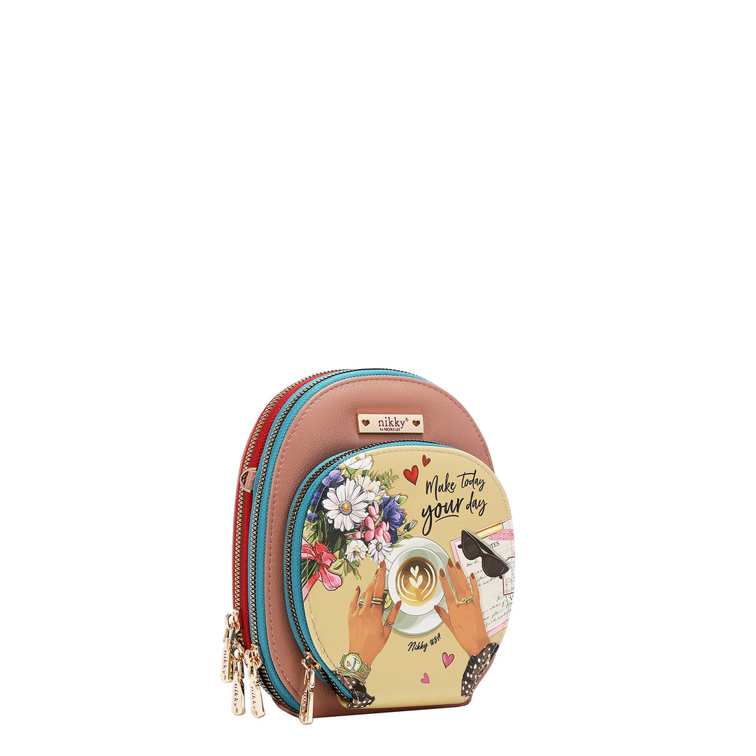 NIKKY MULTI POCKET SMALL CROSSBODY
