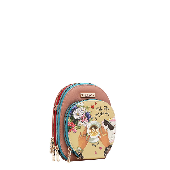 NIKKY MULTI POCKET SMALL CROSSBODY