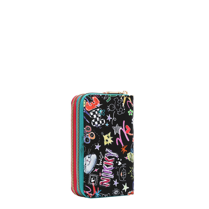 NIKKY MEDIUM DOUBLE ZIPPER WALLET