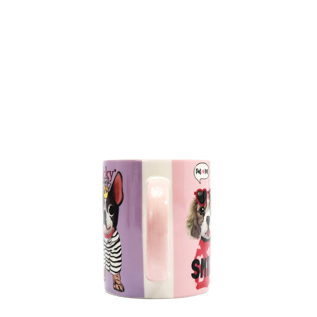 NIKKY CERAMIC MUG WITH BUNNY KEYCHAIN