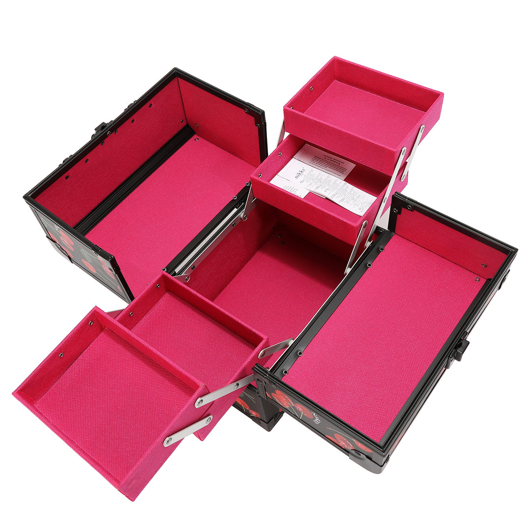 MULTI-TIER COSMETIC ORGANIZER CASE