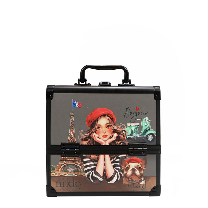 MULTI-TIER COSMETIC ORGANIZER CASE