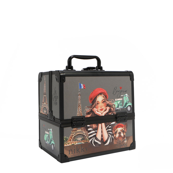 MULTI-TIER COSMETIC ORGANIZER CASE