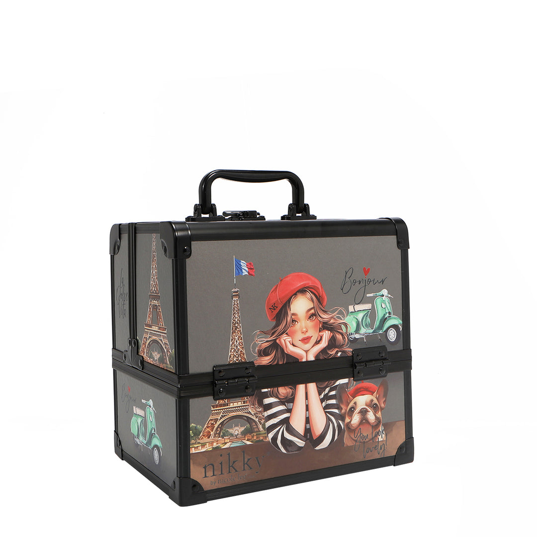MULTI-TIER COSMETIC ORGANIZER CASE