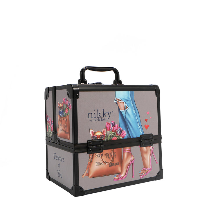 MULTI-TIER COSMETIC ORGANIZER CASE