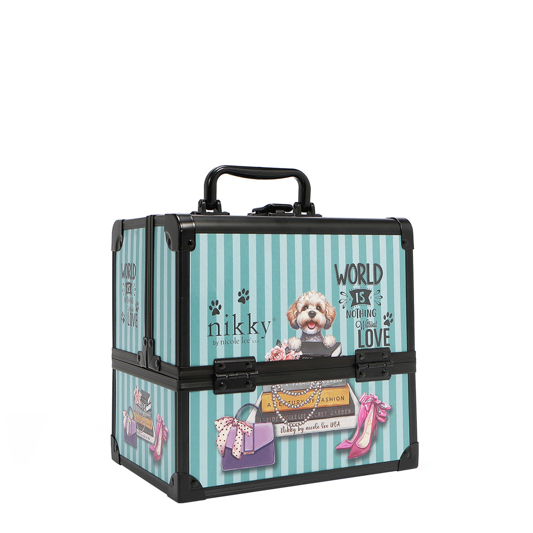 MULTI-TIER COSMETIC ORGANIZER CASE