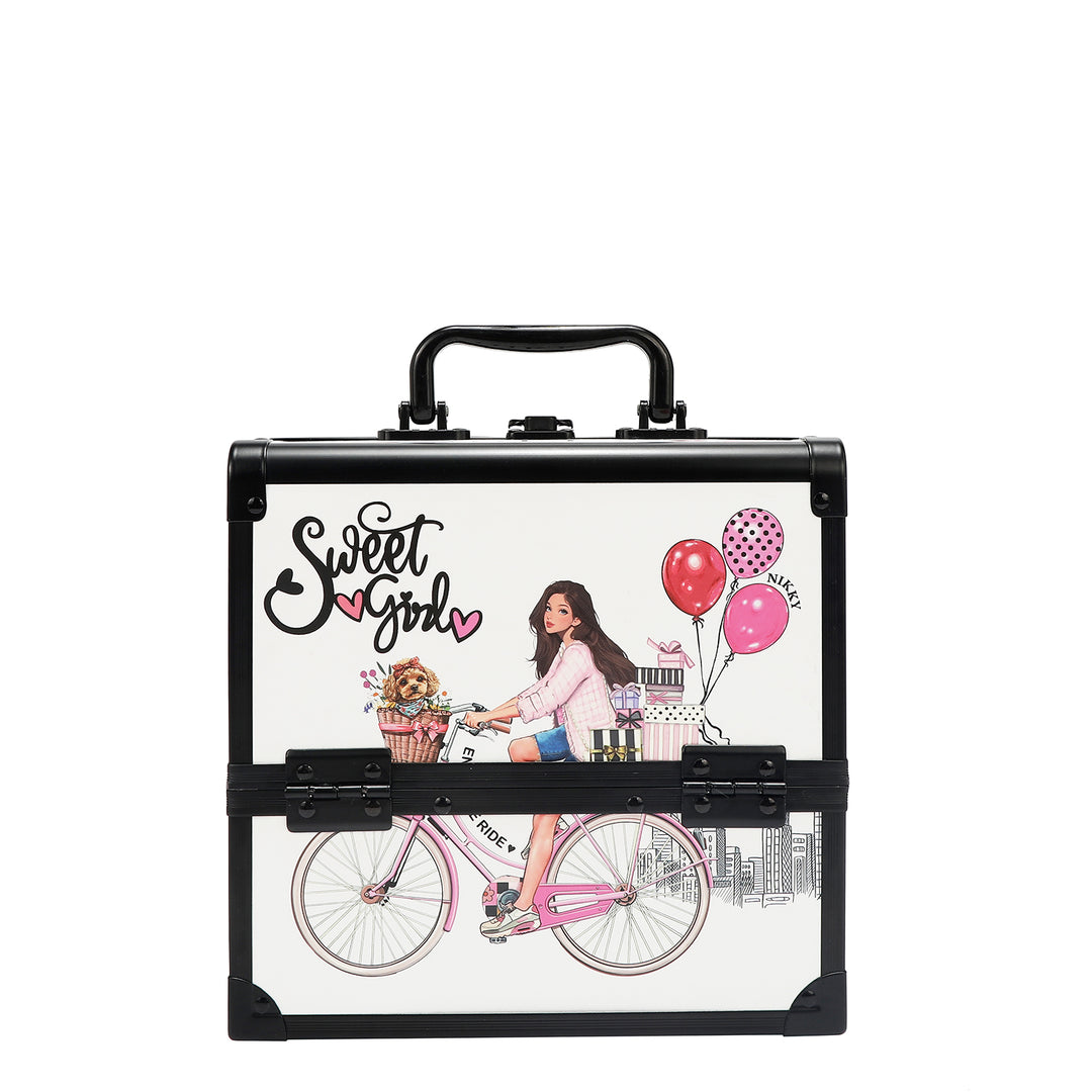 MULTI-TIER COSMETIC ORGANIZER CASE