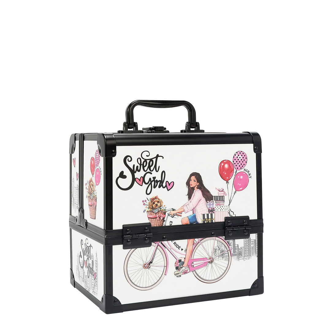 MULTI-TIER COSMETIC ORGANIZER CASE