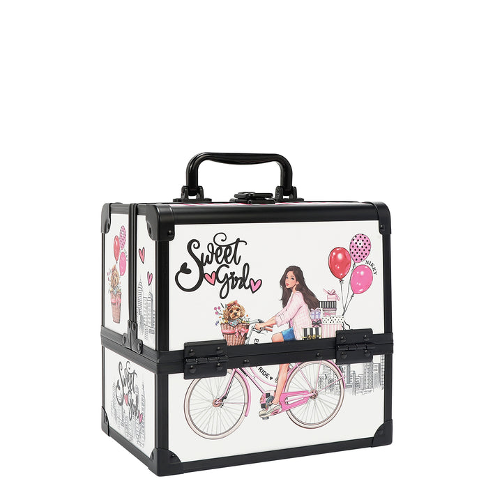 MULTI-TIER COSMETIC ORGANIZER CASE