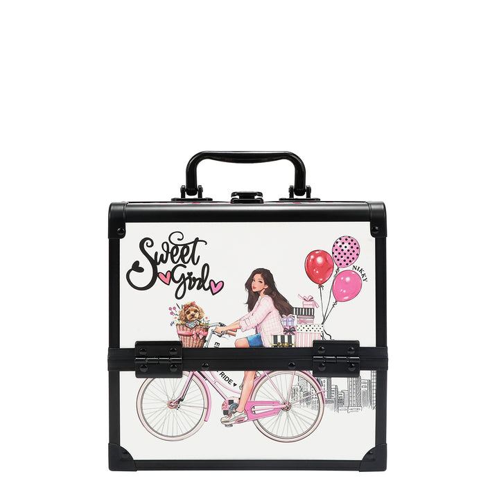 MULTI-TIER COSMETIC ORGANIZER CASE