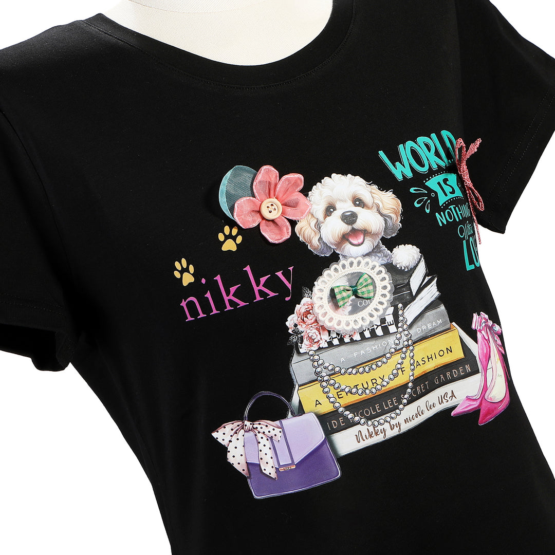 NIKKY FASHION ROUND NECK SHIRT