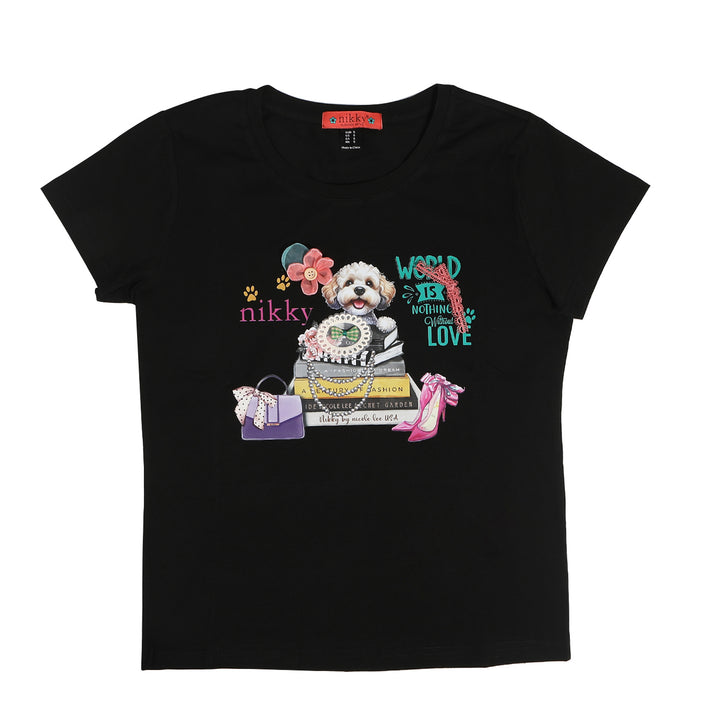 NIKKY FASHION ROUND NECK SHIRT