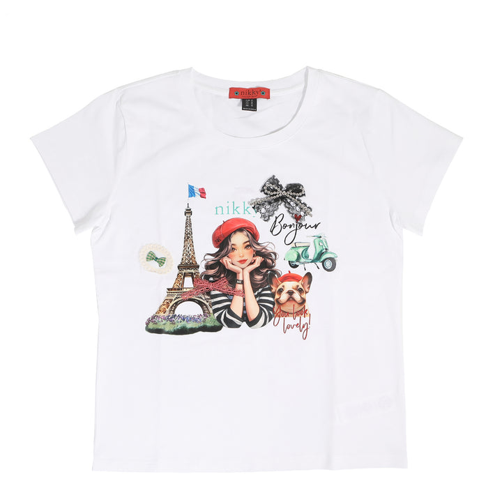 NIKKY FASHION ROUND NECK SHIRT