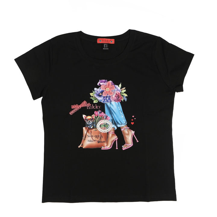 NIKKY FASHION ROUND NECK SHIRT