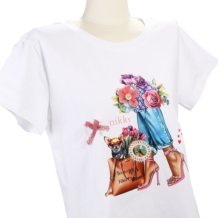 NIKKY FASHION ROUND NECK SHIRT