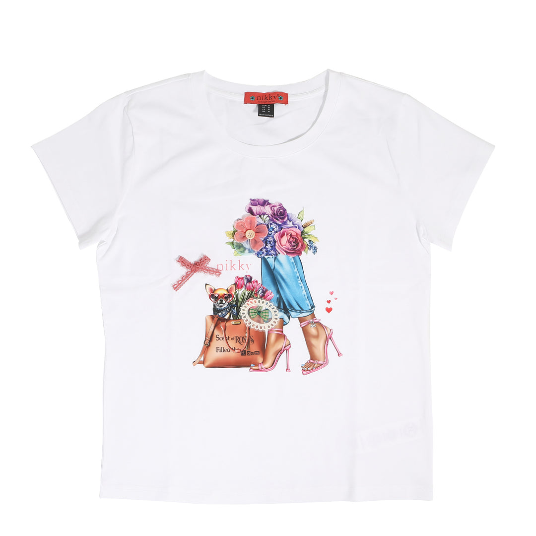 NIKKY FASHION ROUND NECK SHIRT