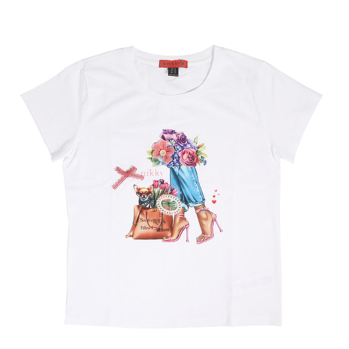 NIKKY FASHION ROUND NECK SHIRT