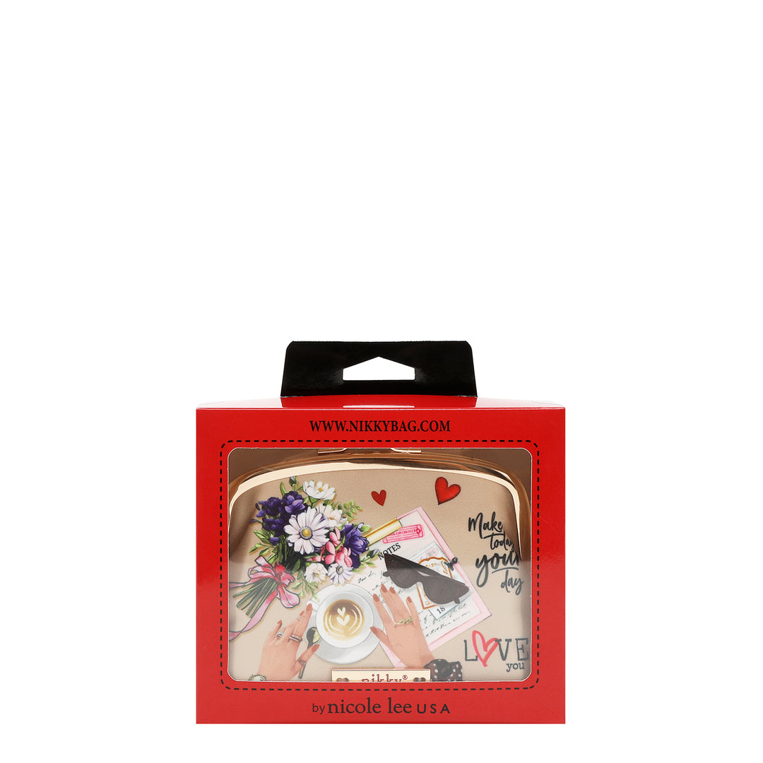 KISS-LOCK COSMETIC POUCH