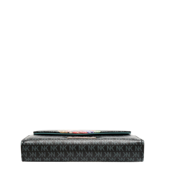 LARGE FLAP ZIP-AROUND WALLET