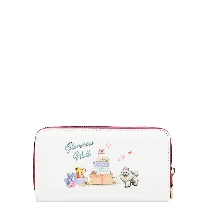 LARGE FLAP ZIP-AROUND WALLET