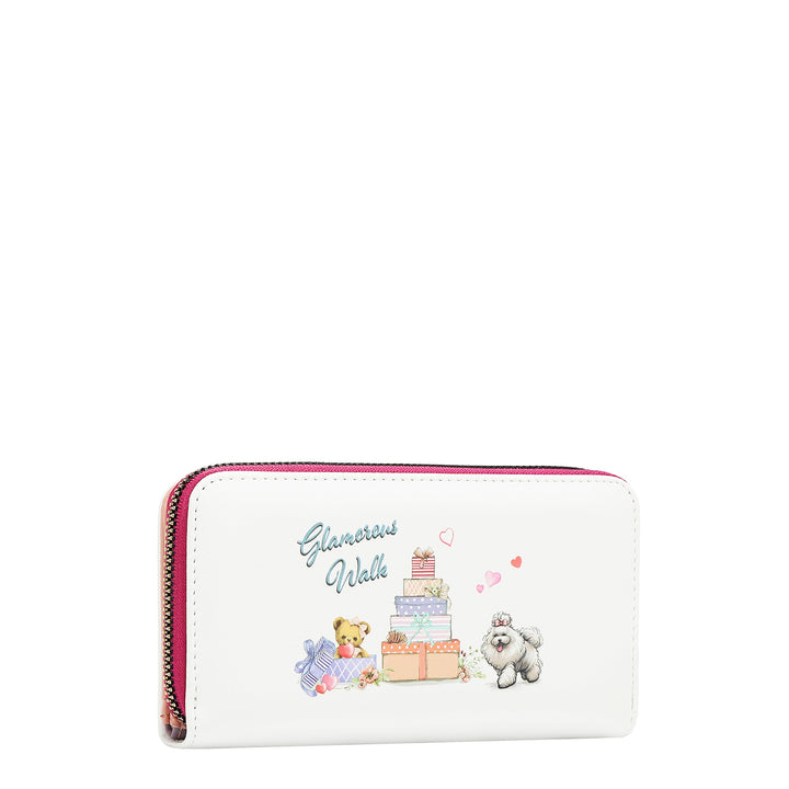 LARGE FLAP ZIP-AROUND WALLET
