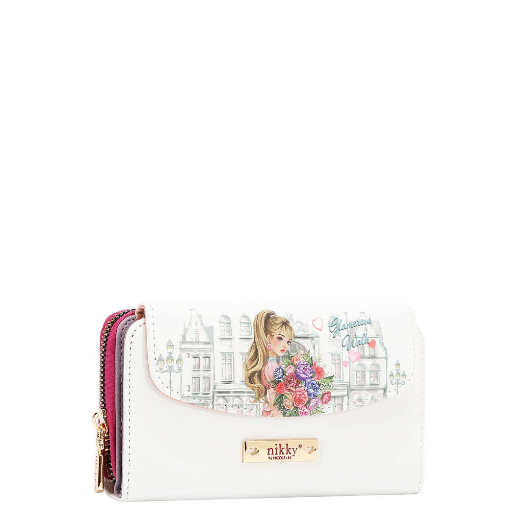 LARGE FLAP ZIP-AROUND WALLET