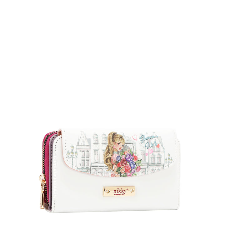 LARGE FLAP ZIP-AROUND WALLET